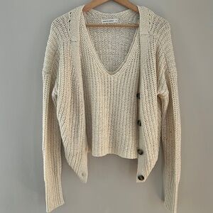 Women's Cream Knit Sweater